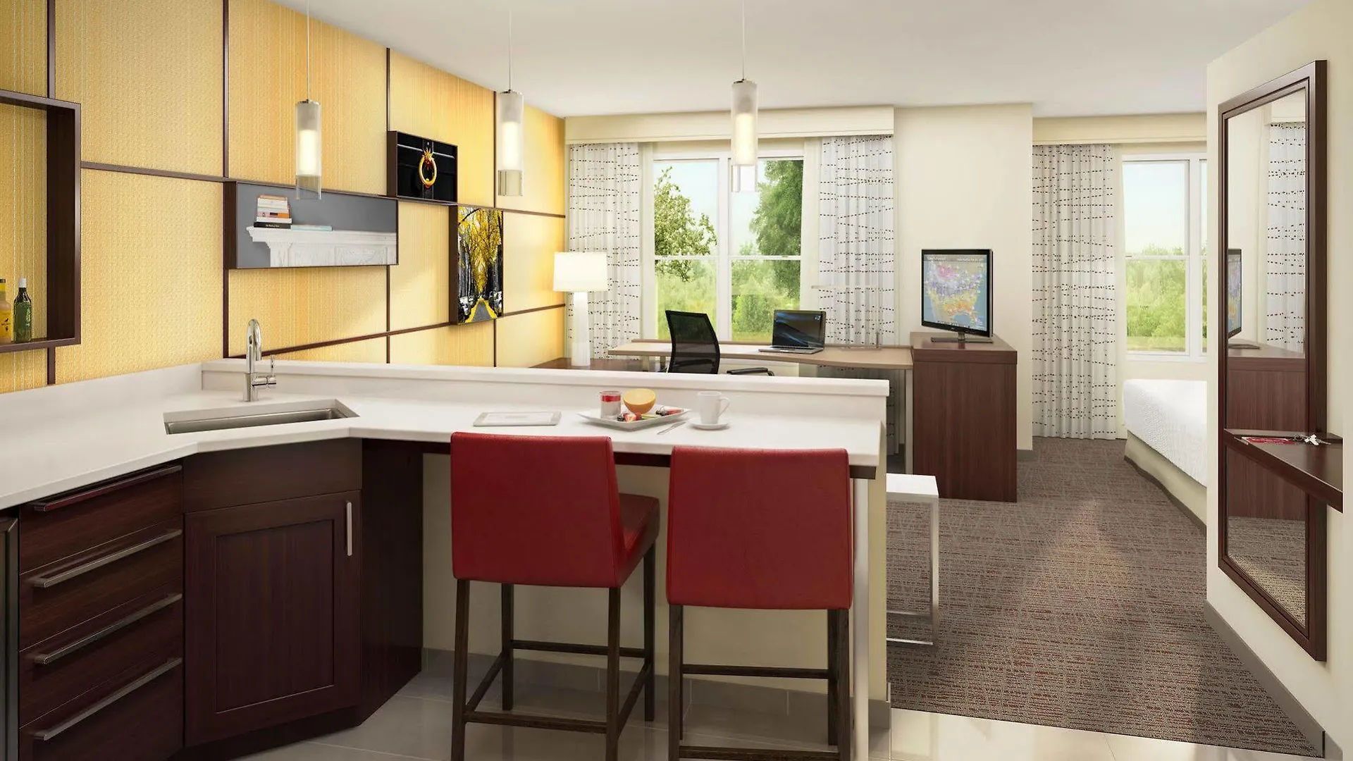 Residence Inn By Marriott The Bronx At Metro Center Atrium New York Hotel